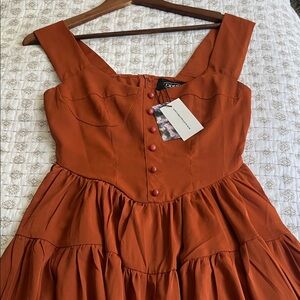 Cider Rust Mini Dress